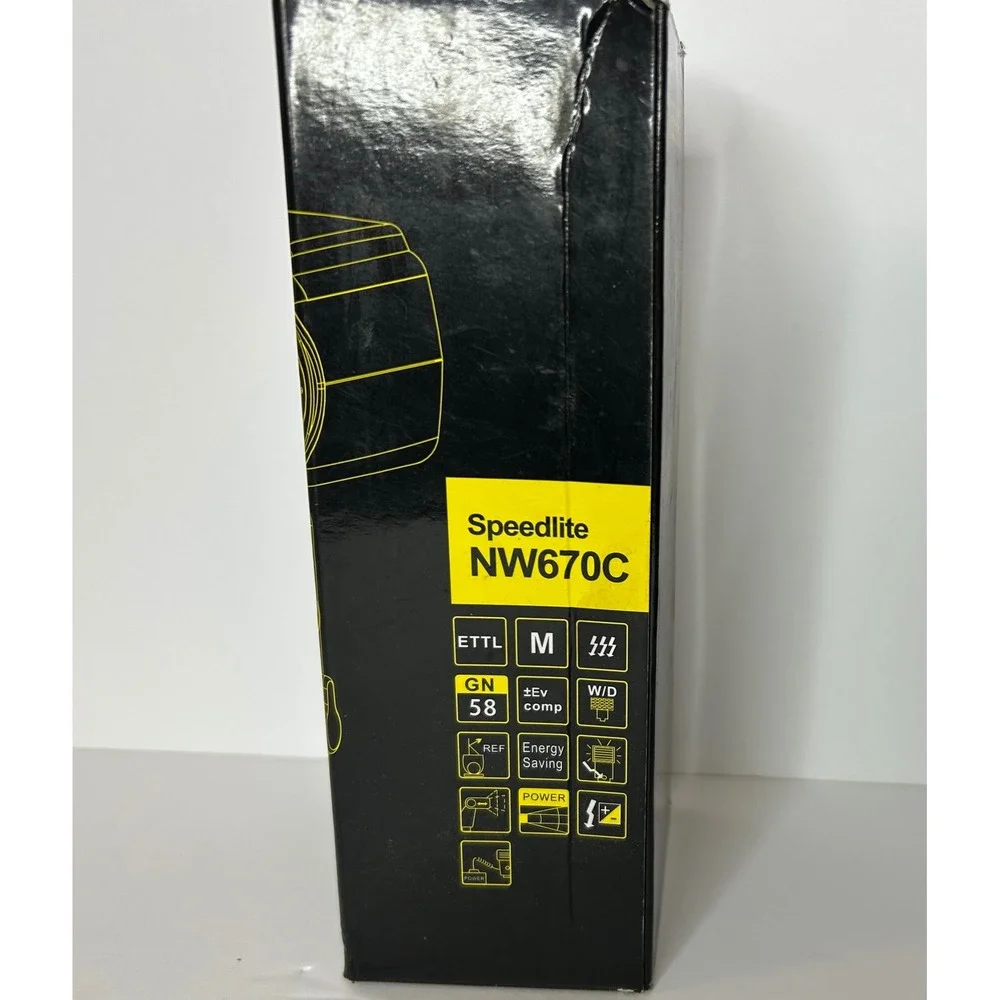 Neewer Speedlite NW670C E-TTL Flash for Canon DSLR Cameras GN58 NW-670 Boxed